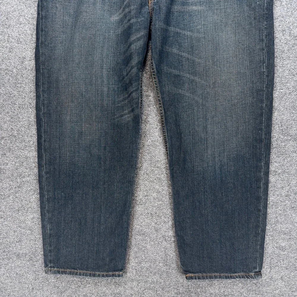 Levis 550 Jeans Mens 44x30 Blue Relaxed Fit Taper Leg Denim Pant Big & Tall NEW